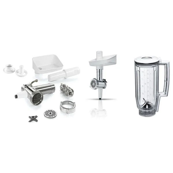 Bosch Mum2 Mutfak Şefi Makineleri Için Kıyma - Içli Köfte Aparatı Ve Blender Aparatı - Görsel 6