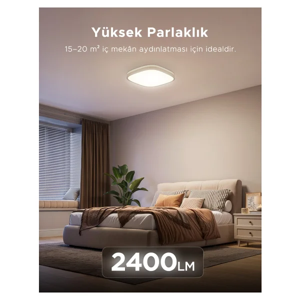Govee Rgbww + Rgbıc Kare RGB Akıllı LED Armatür - Görsel 6