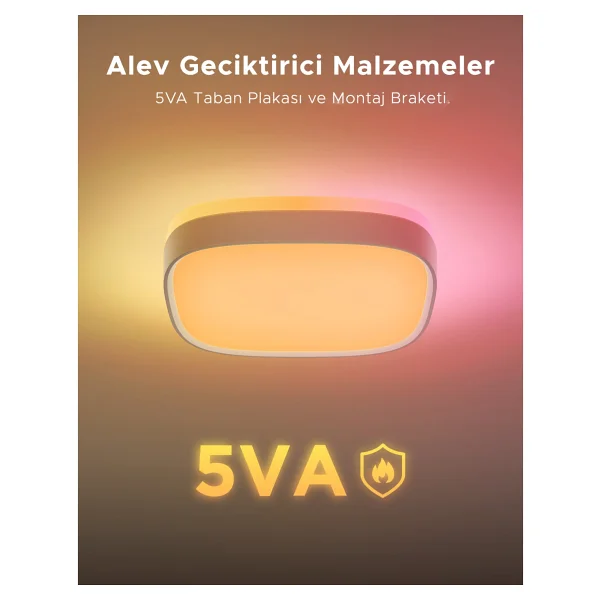 Govee Rgbww + Rgbıc Kare RGB Akıllı LED Armatür - Görsel 9
