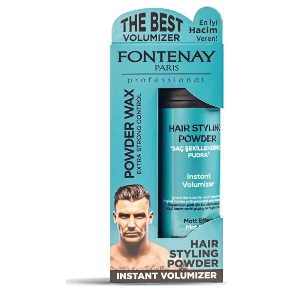Fontenay Saç Şekillendirici Pudra Toz Wax Matt Effect 20gr X3 + Mucizevi Saç Tarağı 4'lü Set - Görsel 2