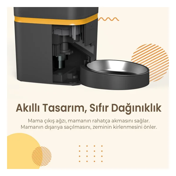 Haustier Qq003 6 Lt Otomatik Mama Kabı - Görsel 5
