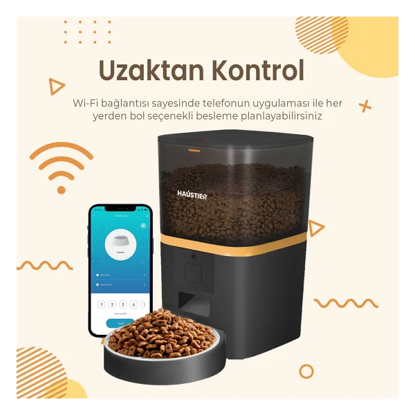 Haustier Qq003 6 Lt Otomatik Mama Kabı - Görsel 7