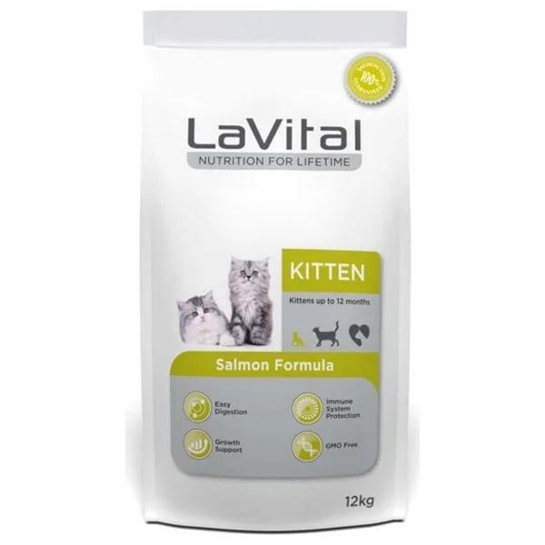 Lavital Kitten Somonlu 12 Kg Yavru Kedi Maması - Görsel 2