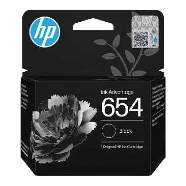HP 654 7FP39UE Siyah Kartus - Görsel 2