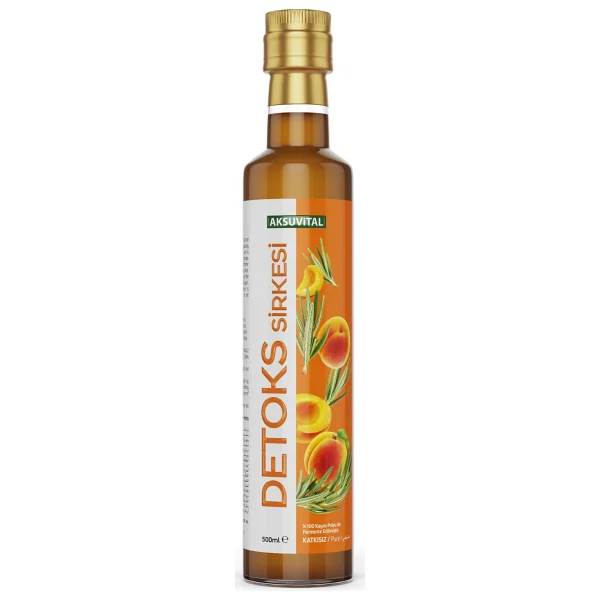 Aksu Vital Detoks Sirkesi 500 Ml - Katkısız, Doğal Fermantasyon (Detox) - Görsel 3