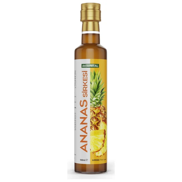 Aksu Vital Ananas Sirkesi 500 Ml - Katkısız, Doğal Fermantasyon - Görsel 3