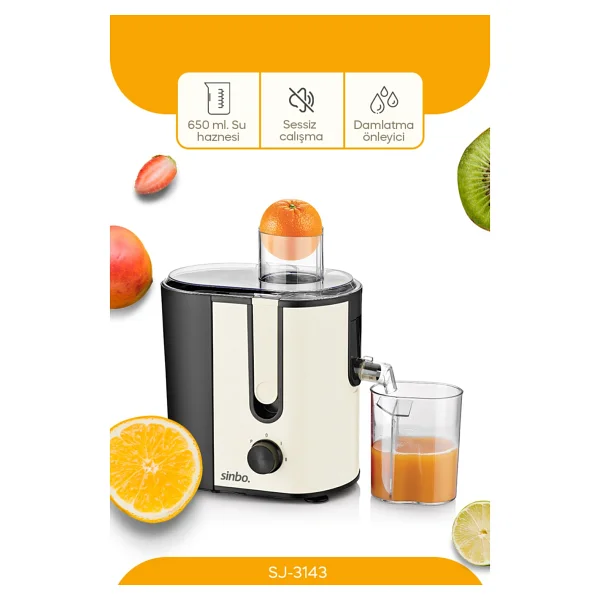Sinbo Sj-3143 1000 W Katı Meyve Sıkacağı - Görsel 5