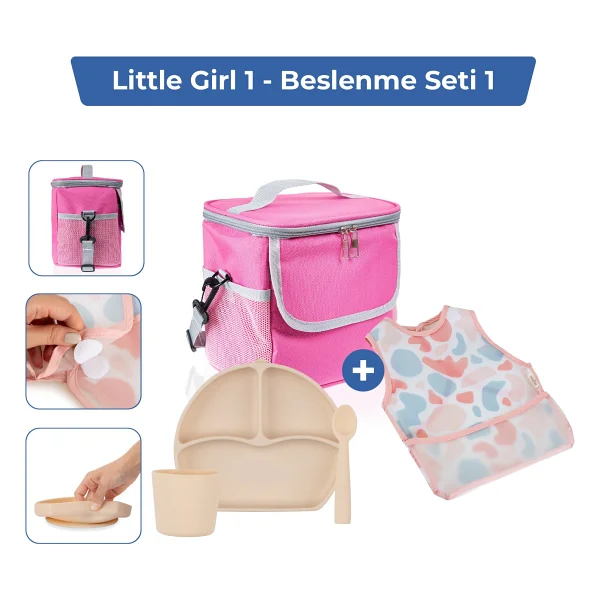 Babyjem Bebek Hediye Beslenme Seti Little Girl 5 Parça - Görsel 5