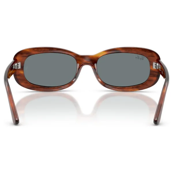 Ray-Ban 2221 954/62 Striped Havana-Blue Kadın Güneş Gözlüğü - Görsel 5