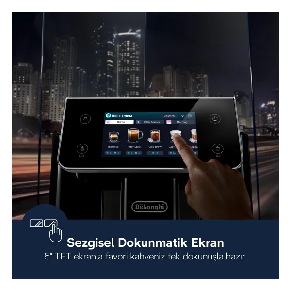 Delonghi Primadonna Aromatic Ecam630.75.Tsm Tam Otomatik Espresso Makinesi - Görsel 2