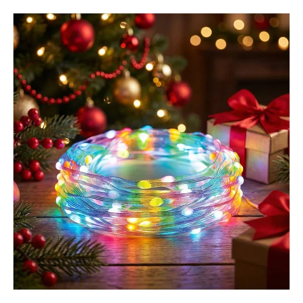 Orbus USB RGB String Light 10 Metre - Renk Ve Atmosfer Ayarlı Bakır Tel LED Işık Zinciri - Görsel 3