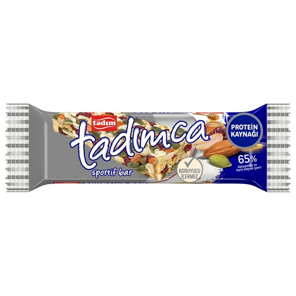 Tadım Sportif - Antep Fıstıklı - Yer Fıstıklı Bar 30 Gr 20 Li - 3 Lü Karma Paket - Görsel 2