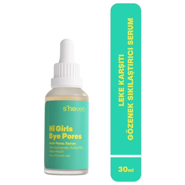 She Vec Hi Girls Bye Pores %10 Niacinamide + %1 Zinc Pca Yüz Serumu 30 Ml - Görsel 7