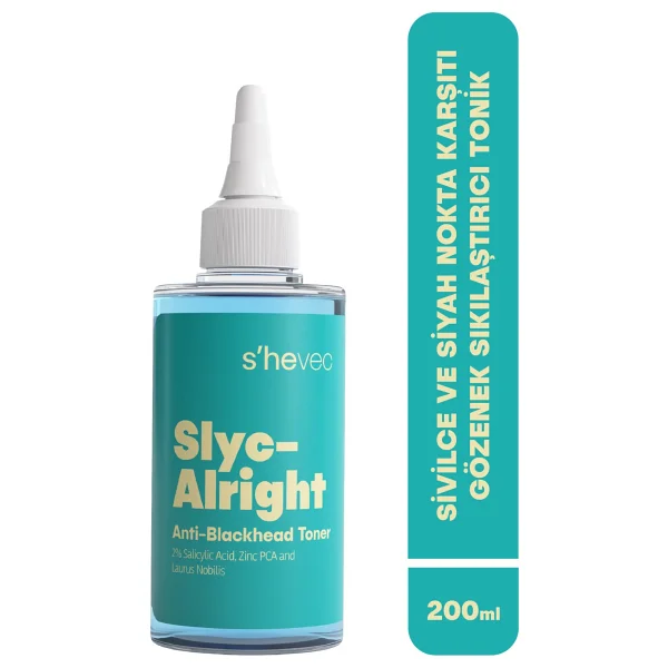 She Vec Slyc-Alright Sivilce Ve Siyah Nokta Karşıtı Arındırıcı Tonik 200 Ml - Görsel 8