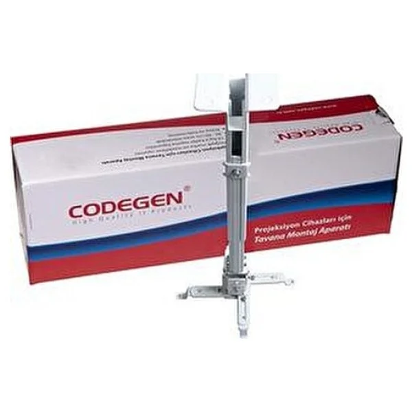 Codegen Teleskopik Projeksiyon Tavan Askı Aparatı 30-60cm Alüminyum Yapı Ergonomik Tasarım - Görsel 8