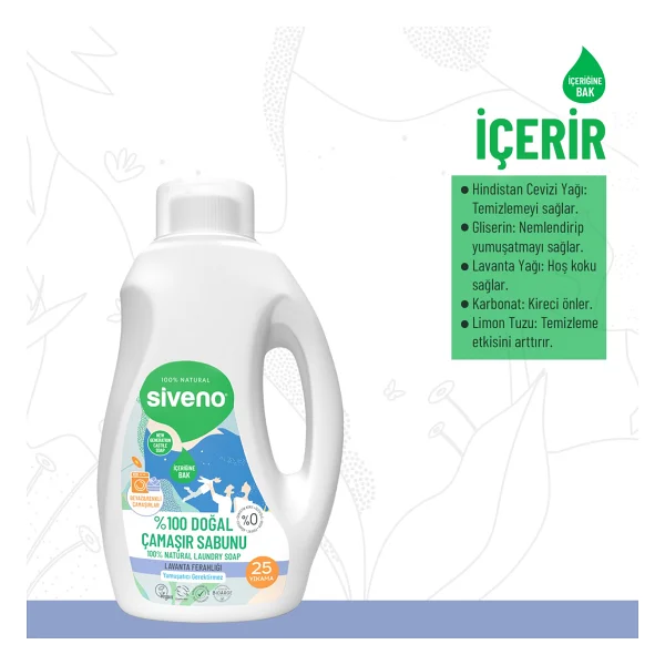 Siveno Baby Doğal Çamaşır Sabunu 750 ml - Görsel 6