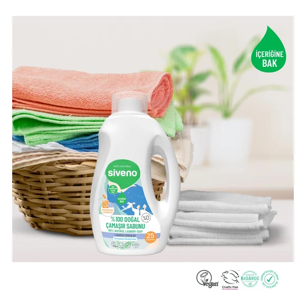 Siveno Baby Doğal Çamaşır Sabunu 750 ml - Görsel 8
