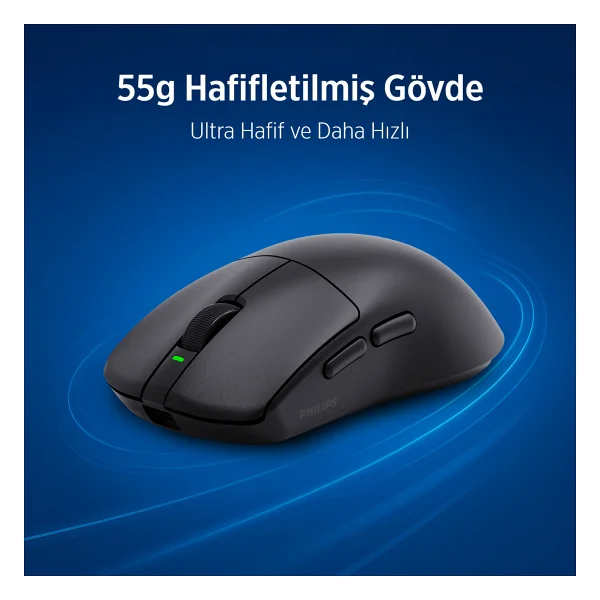 Philips Evnia Spk9618w Beyaz Optik Kablosuz Oyuncu Mouse - Görsel 4
