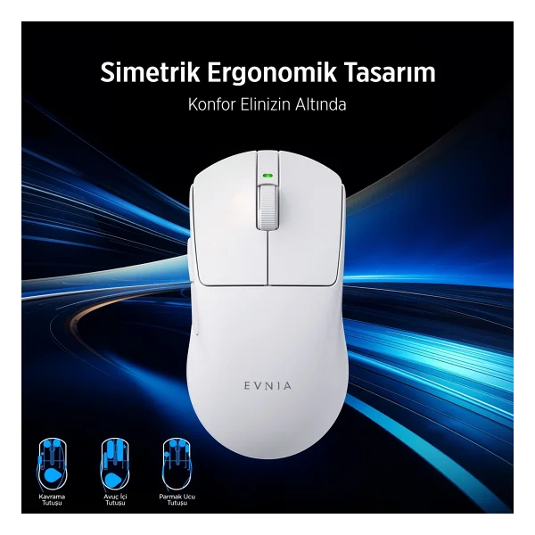 Philips Evnia Spk9618w Beyaz Optik Kablosuz Oyuncu Mouse - Görsel 2