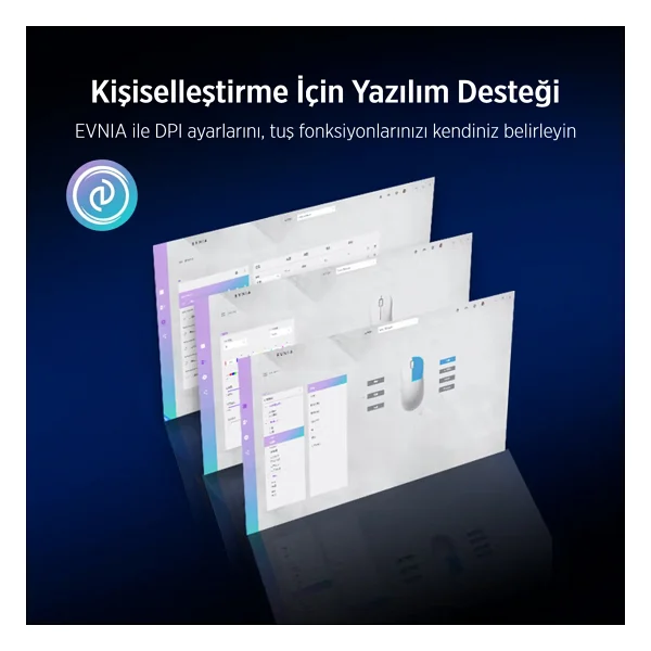 Philips Evnia Spk9618w Beyaz Optik Kablosuz Oyuncu Mouse - Görsel 8