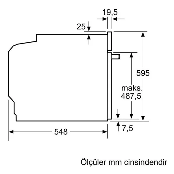 Siemens Hj852gyb0t Siyah Ankastre Fırın - Görsel 8