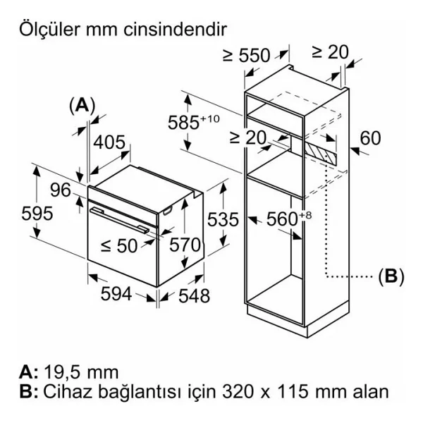 Siemens Hj852gyb0t Siyah Ankastre Fırın - Görsel 10