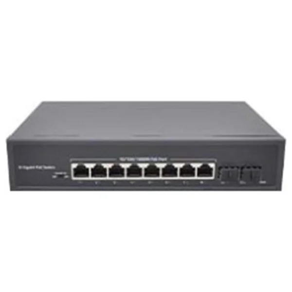 Nova Nvc-Pseg0822 8 Port Poe+ 10-100-1000 Mbps 2 Port 10-100-1000 Mbps Uplink 2 Port Sfp Switch 120w - Görsel 3