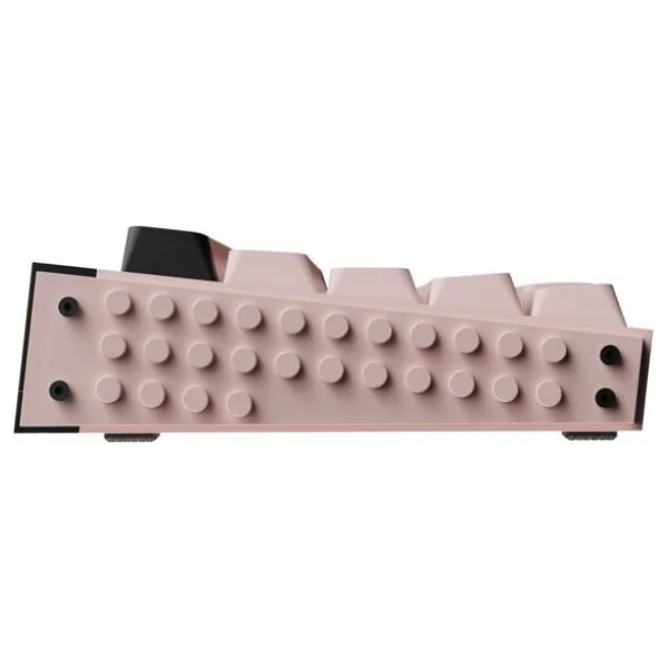 Melgeek Made68 Pro Plus Pembe RGB %65 Tkl Ttc Purple Heart Kom Manyetik Switch Kablolu Mekanik Oyuncu Klavyesi - Görsel 5
