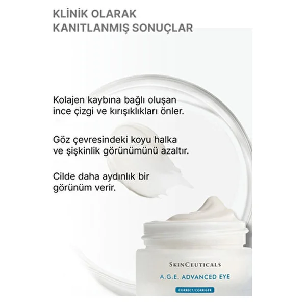 Skinceuticals A.G.E Advanced Yaşlanma Karşıtı 15 Ml Göz Kremi - Görsel 8