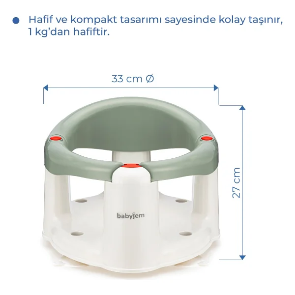 Babyjem Önden Açılır Banyo Ve Mama Oturağı - Görsel 4