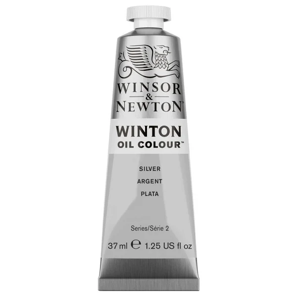 Winsor&Newton Winton Yağlı Boya 37ml 617 Silver - Gümüş - Görsel 2