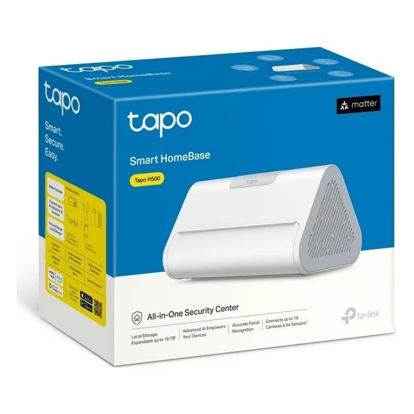 Tp-Link Tapo 5h500 Smart Homebase 512 GB SSD 16 GB Dahili Hafıza AI Yüz Tanıma Özellikli Akıllı Ev Kumandası - Görsel 2