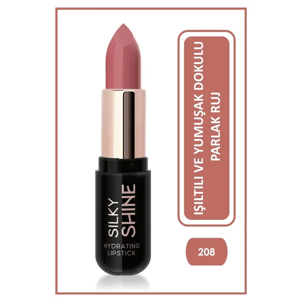 Golden Rose Silky Shine Hydrating 215 Stick Ruj - Görsel 10