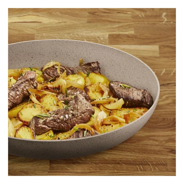 Tefal Beige Essential 28 cm Tava - Görsel 6