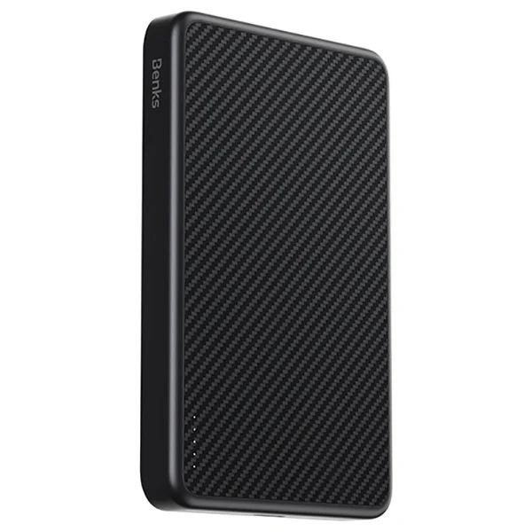 Benks Mp17 Armorgo Siyah 10000 mAh Hızlı Şarj Magsafe Powerbank - Görsel 2