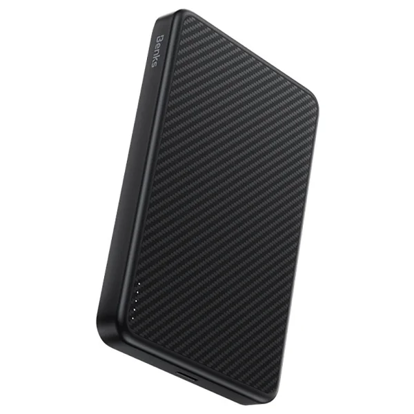 Benks Mp17 Armorgo Siyah 10000 mAh Hızlı Şarj Magsafe Powerbank - Görsel 3