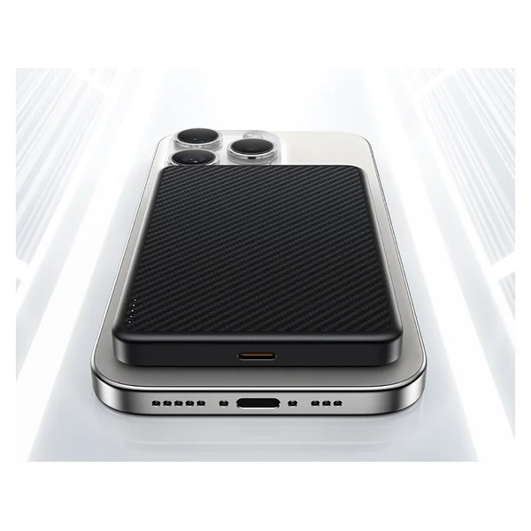 Benks Mp17 Armorgo Siyah 10000 mAh Hızlı Şarj Magsafe Powerbank - Görsel 7