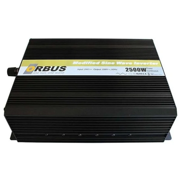 Orbus Ms24-2500 24 Volt 2500 Watt Modified Sinus İnvertör - Görsel 2