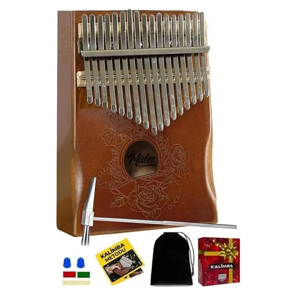 Midex Klx-990 Ahşap 17 Tuşlu Kalimba Seti - Görsel 3