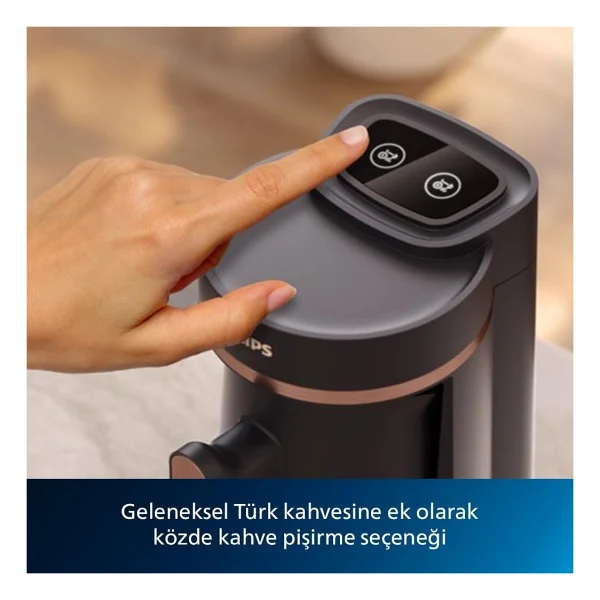 Philips 5000 Serisi Türk Kahvesi Makinesi, Közde Türk Kahvesi Pişirme Fonksiyonu, Kullanımı Kolay Do - Çok Renkli - Görsel 3