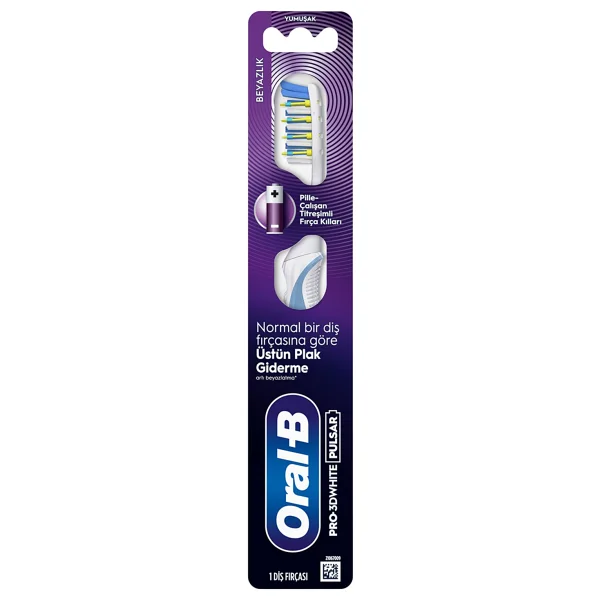 Oral-B Pro-3dwhite Pulsar Pilli Diş Fırçası - Görsel 2
