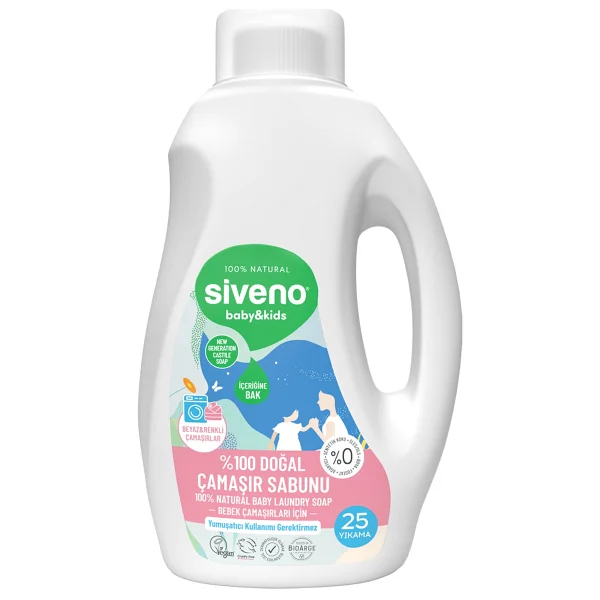 Siveno Baby Doğal Çamaşır Sabunu 750 Ml 2 Adet - Görsel 8