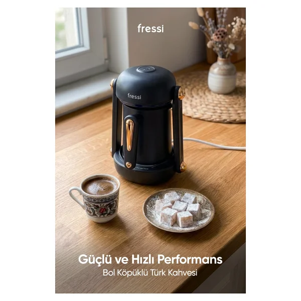 Fressi Impera Fr-Tk205 Siyah Türk Kahve Makinesi - Görsel 6