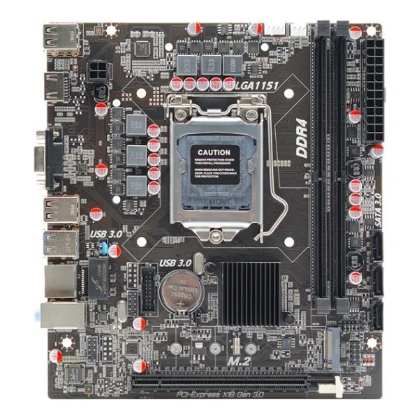 Afox Ih310c-Ma6-V4 Intel Lga1151 DDR4 Micro Atx Anakart - Görsel 7