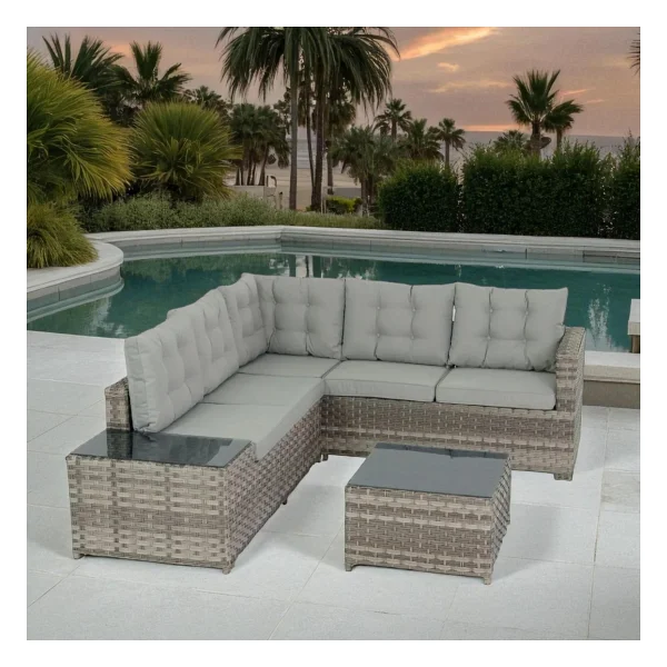 Flexy Garden Zen Köşe 708 Bahçe Mobilya Takımı - Görsel 4