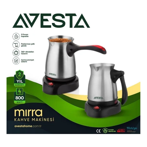 Avesta Mırra Katlanabilir Elektrikli Cezve - Görsel 2
