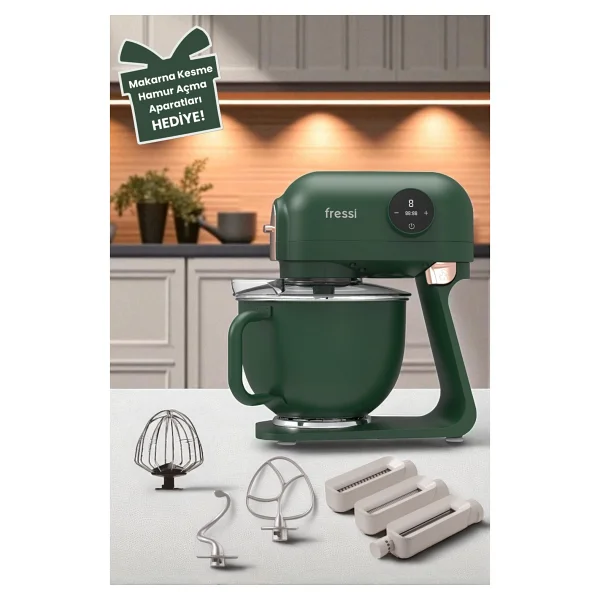 Fressi Allegro Fr-Sm2503 1500 W Yeşil 5 Lt Hamur Yoğurma Makinesi - Görsel 2