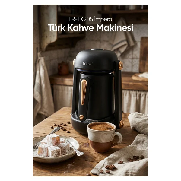 Fressi Impera Fr-Tk205 Siyah Türk Kahve Makinesi - Görsel 8
