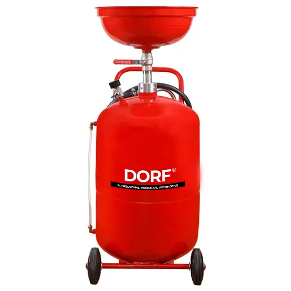 Dorf Havalı Yağ Boşaltma Tankı 100 Litre 160cm Profesyonel - Görsel 2