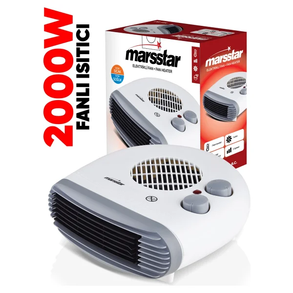 Marsstar Ms-200 2000 W Turbo Fanlı Isıtıcı - Görsel 2